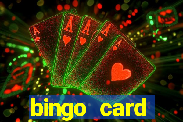 bingo card generator with pictures